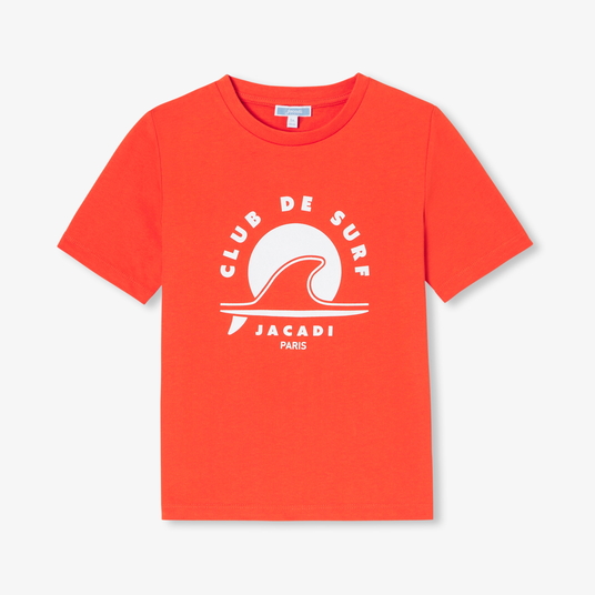 T Shirt Melijoe Bebe Garcon T-shirt Enfant Garçon En Jersey Orange