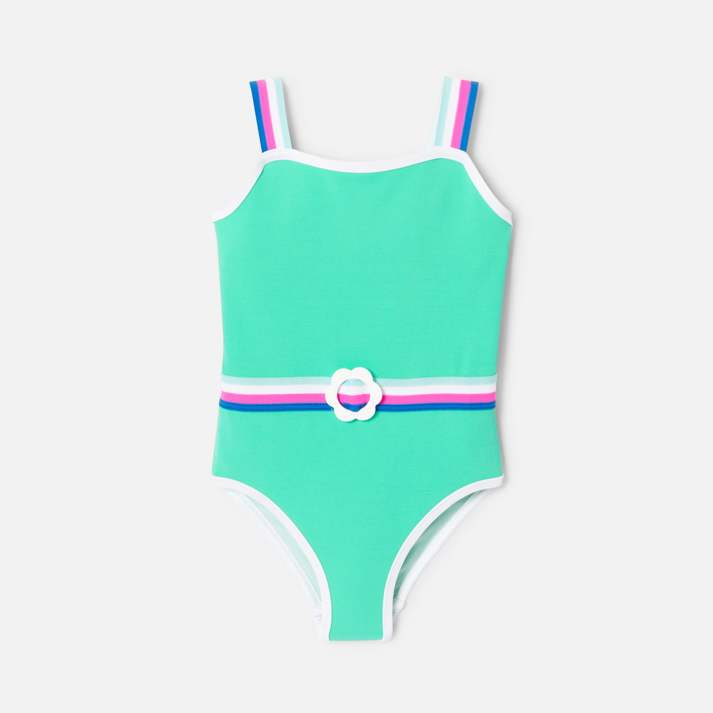 Maillot de bain pièce enfant fille Bleu turquoise Jacadi CH