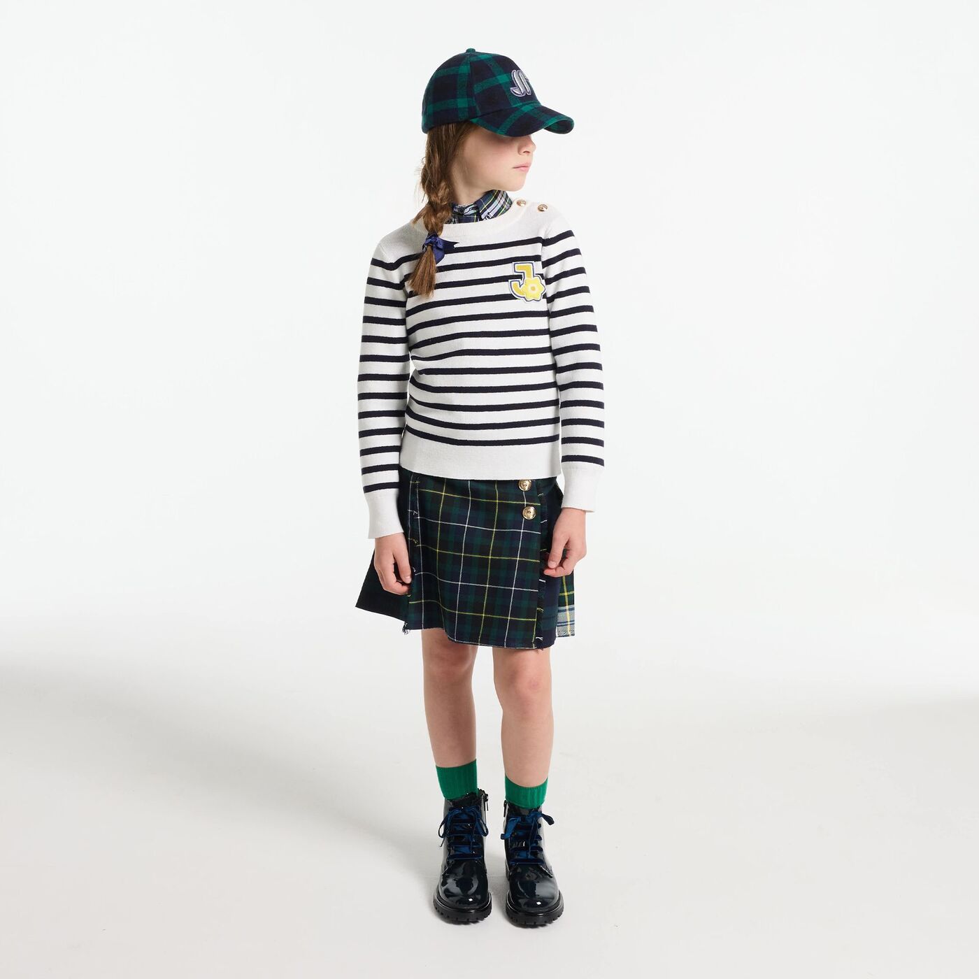 Look marin et kilt tartan Jacadi CH - Main Image